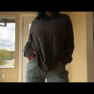 🌪 GREY POLO LONG SLEEVE 🌪